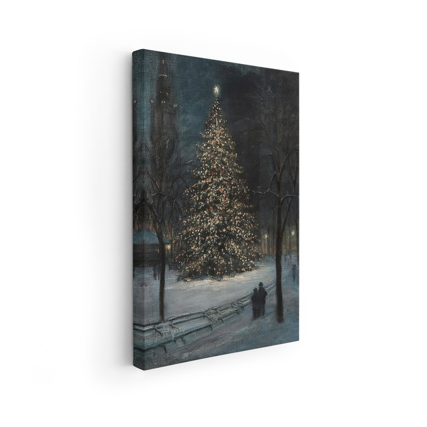 Christmas in Madison Square Park | Paul Cornoyer | 20th Century