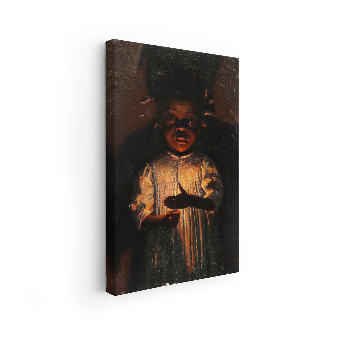 Girl with Candle | Elbridge Ayer Burbank | 1896