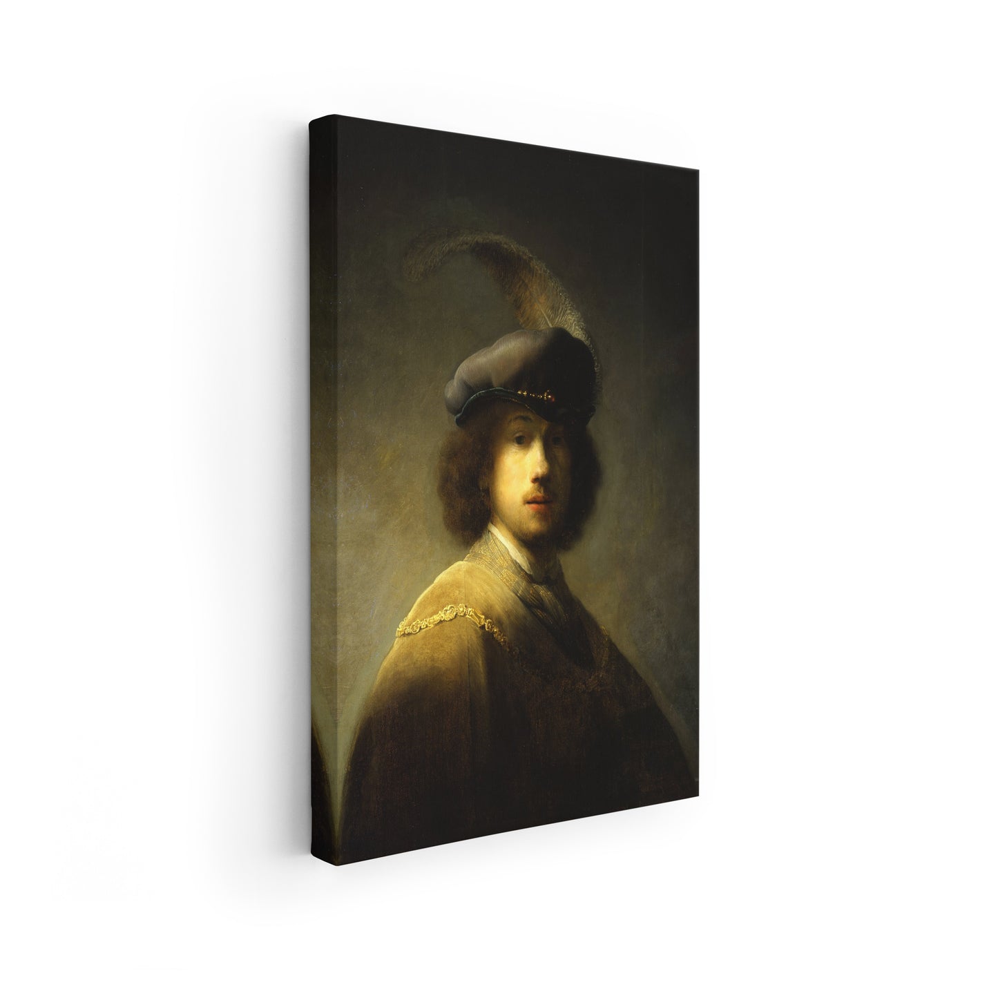 Self-Portrait with Plumed Beret | Rembrandt | 1629