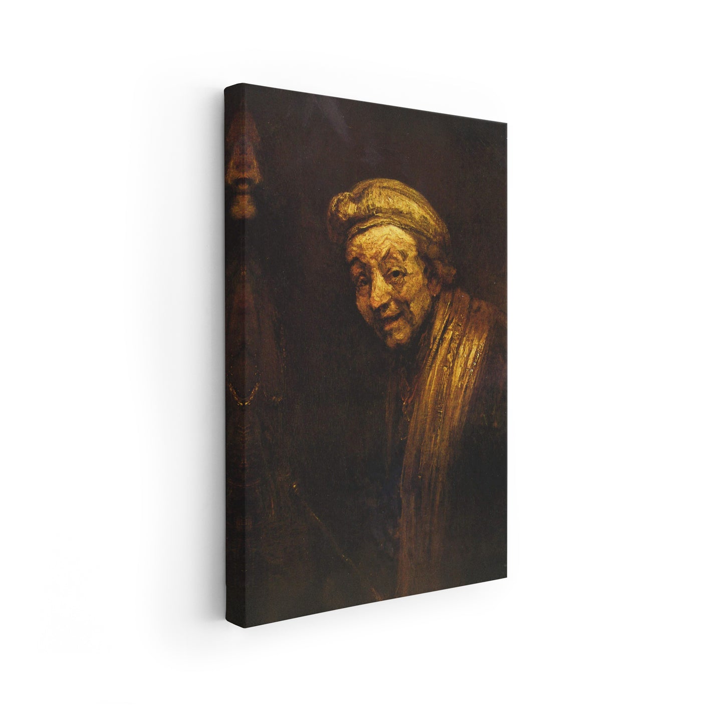 Self-portrait as Zeuxis Laughing | Rembrandt | c. 1662