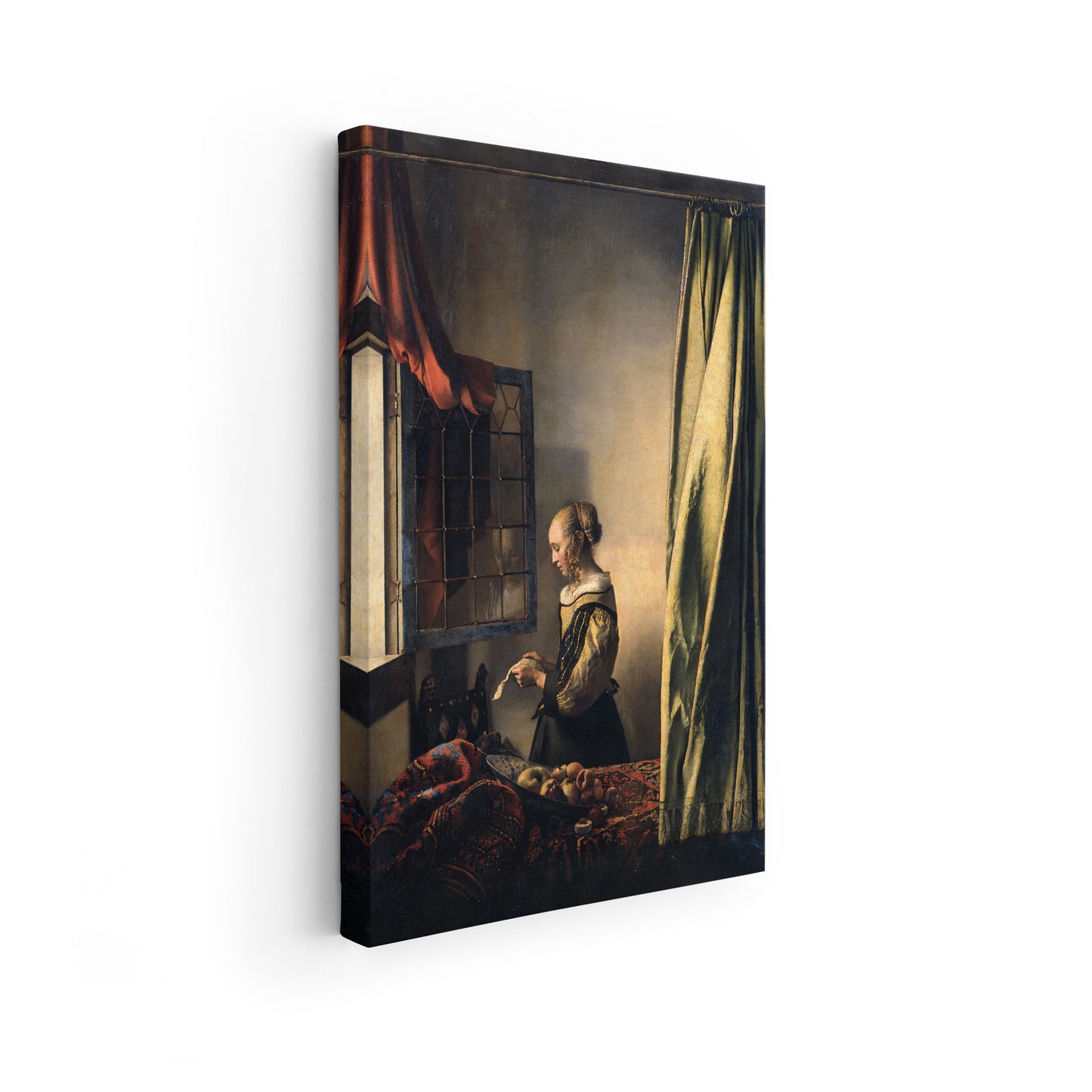 Girl Reading a Letter at an Open Window (Before Restoration) | Johannes Vermeer | 1657