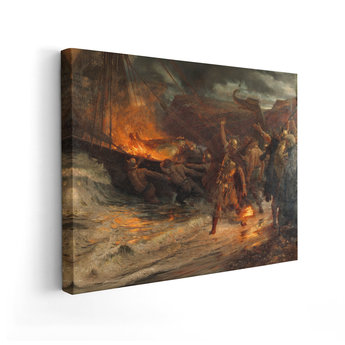 The Funeral of a Viking | Sir Frank Dicksee | 1893