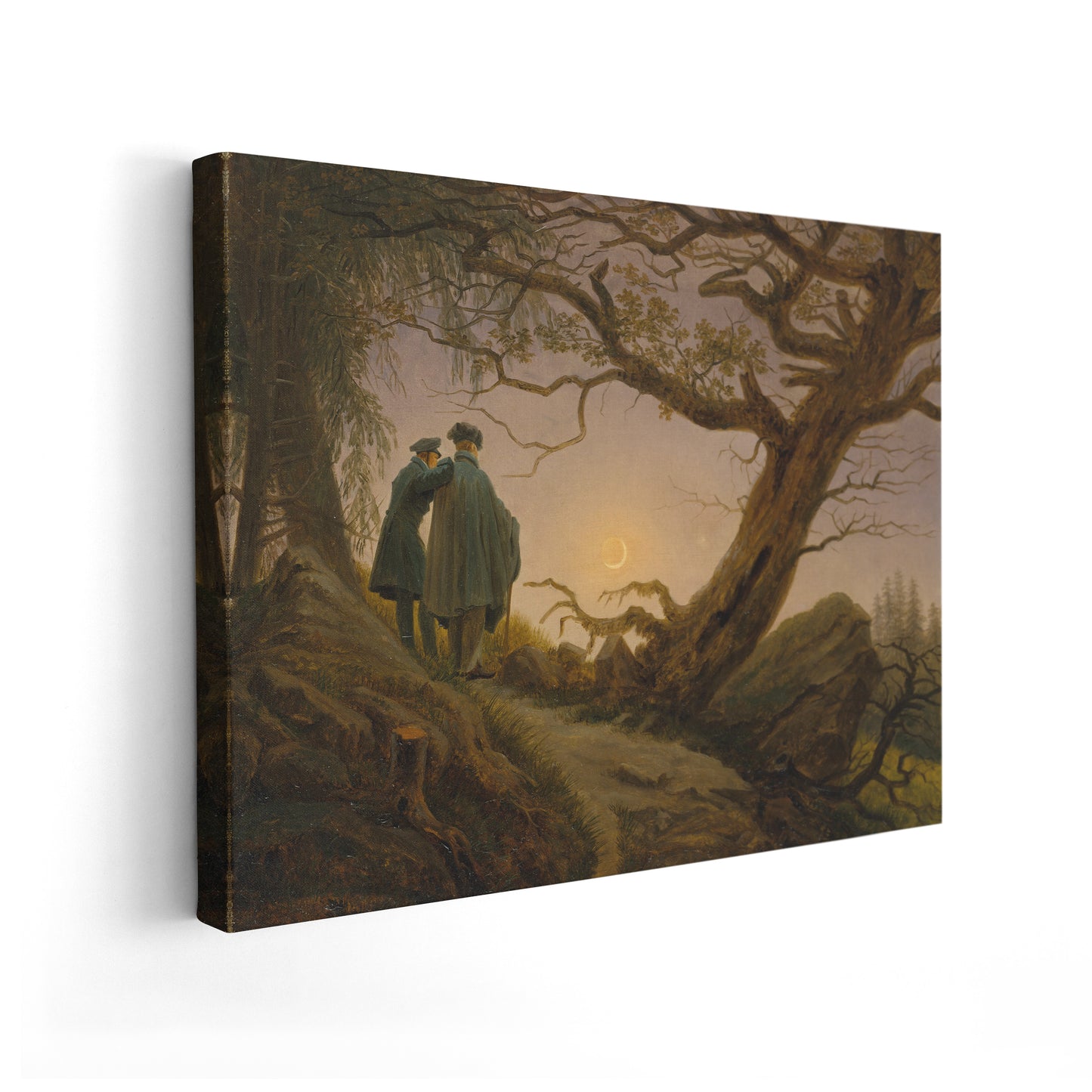 Two Men Contemplating the Moon | Caspar David Friedrich | 1819-20