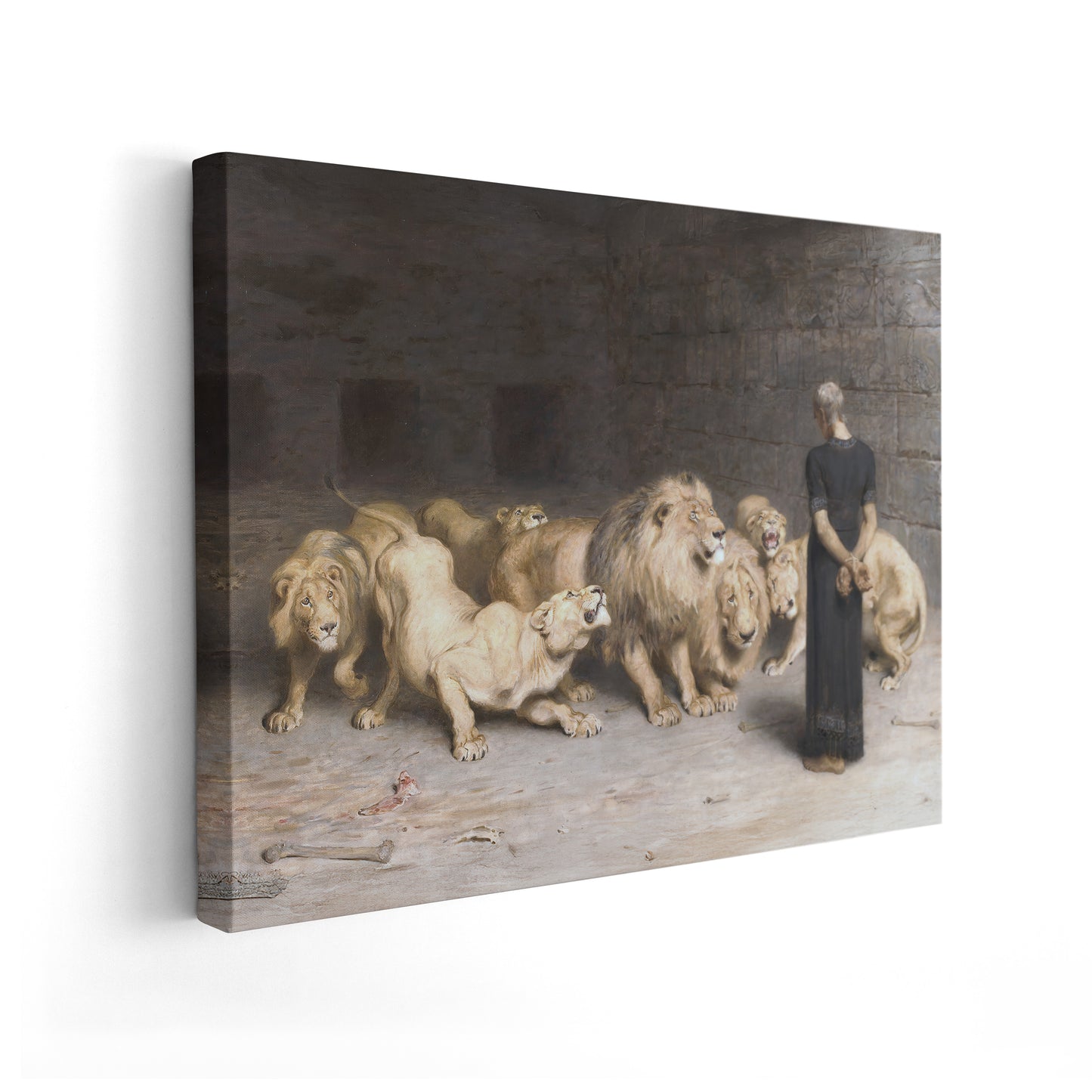 Daniel in the Lion's Den | Briton Rivière | 1872