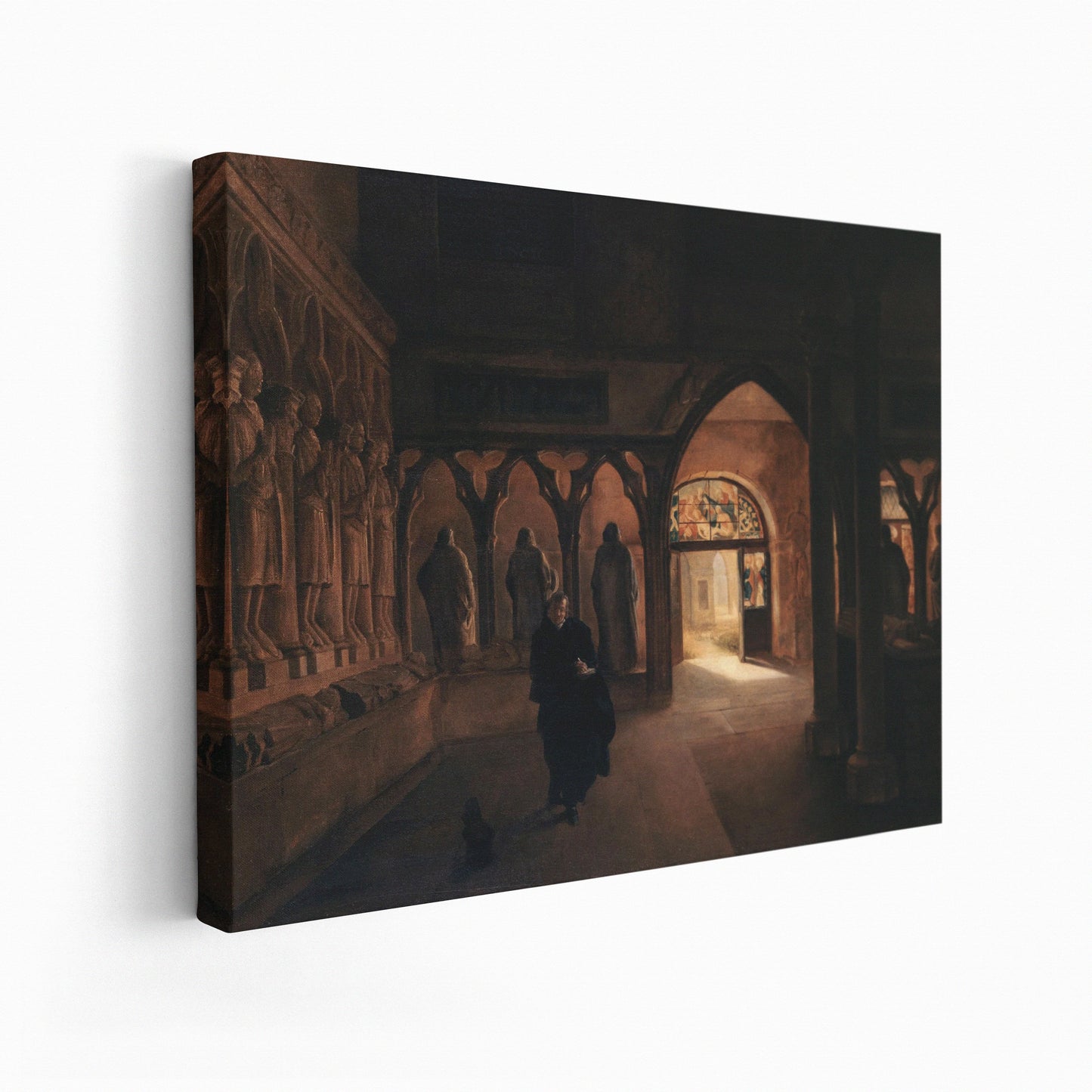 The 14th Century Sculpture Room at the Musee des Monuments | Francais Charles Marie Bouton | 1810