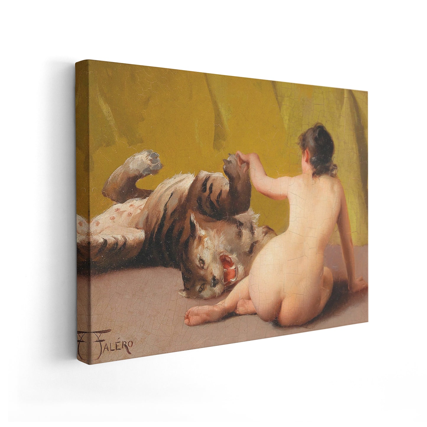 Playing with the Tiger | Luis Ricardo Falero | 1877