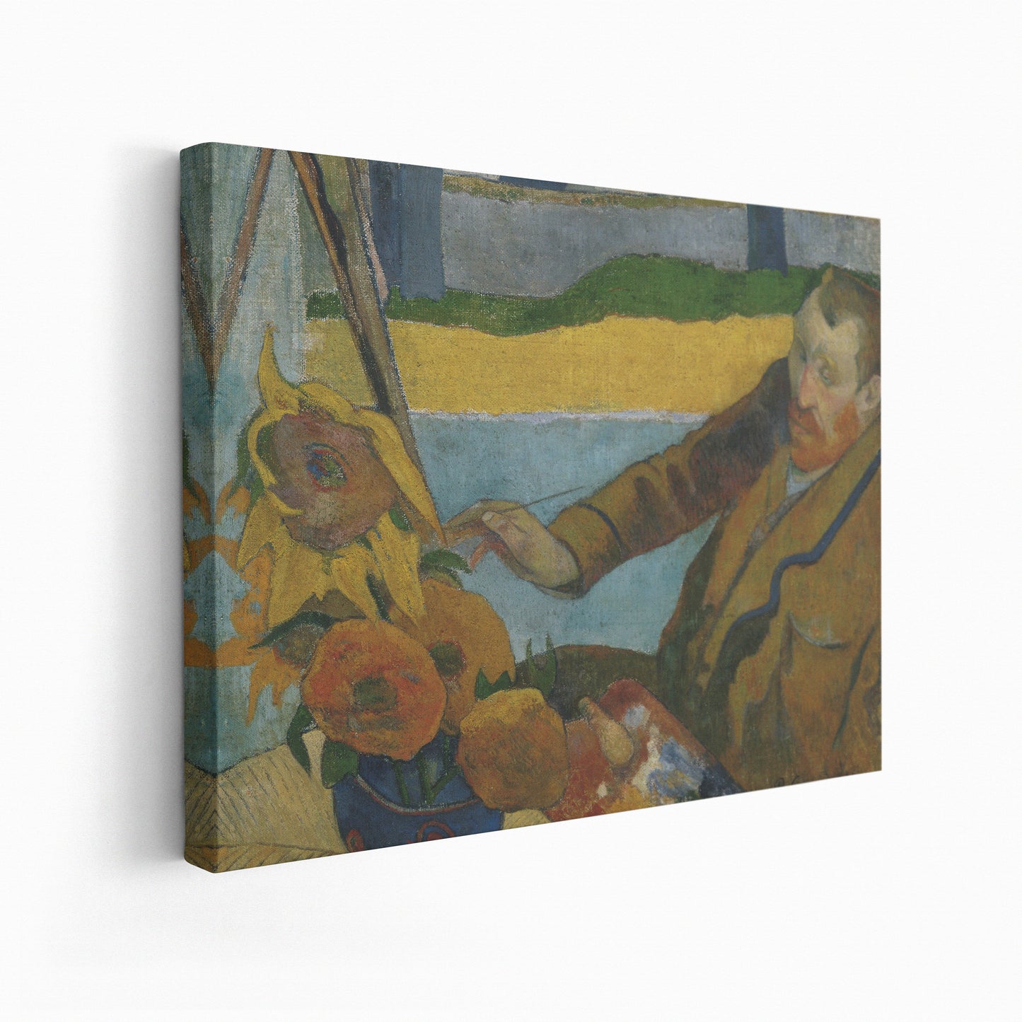 Vincent van Gogh Painting Sunflowers | Paul Gauguin | 1888