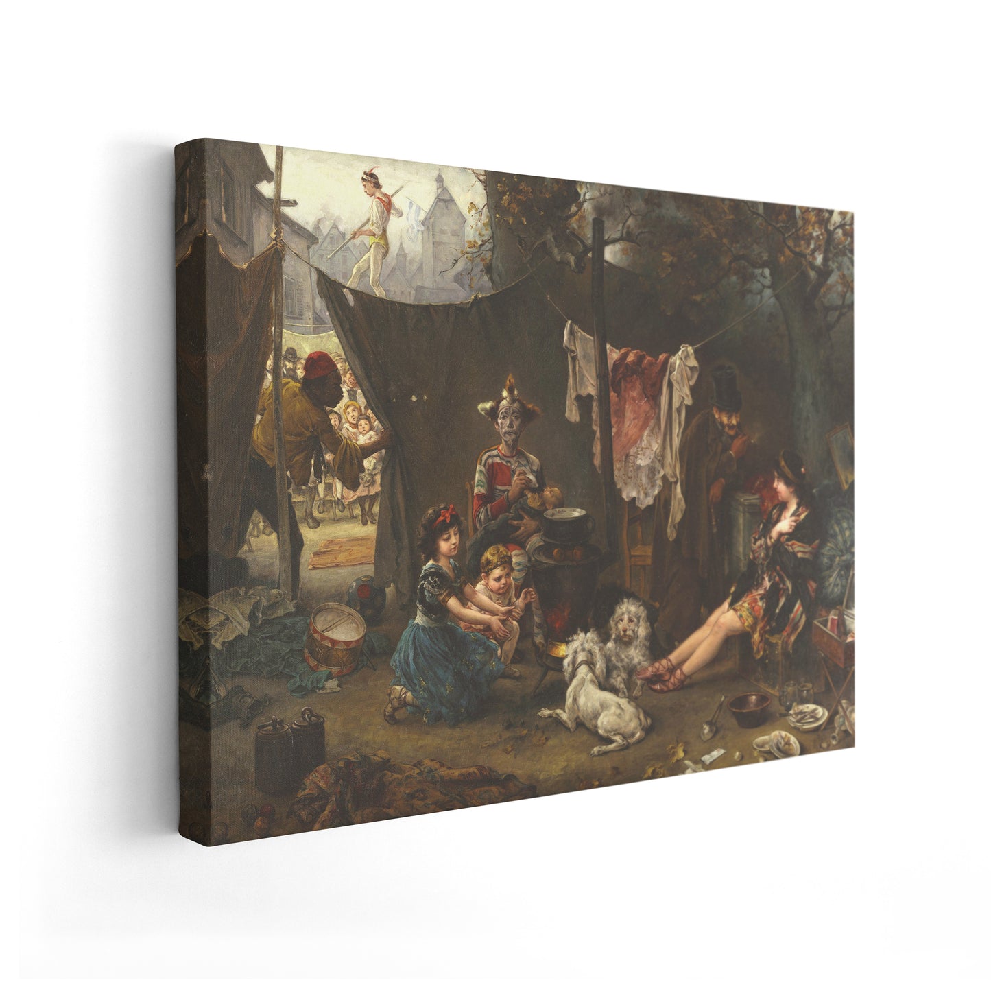 Behind the Scenes | Ludwig Knaus | 1880