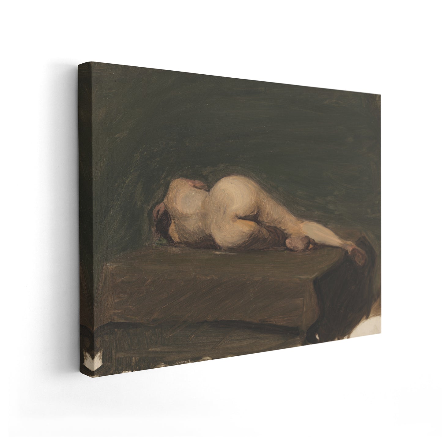 Reclining Female Nude, from Rear | Edward Hopper | 1902-04