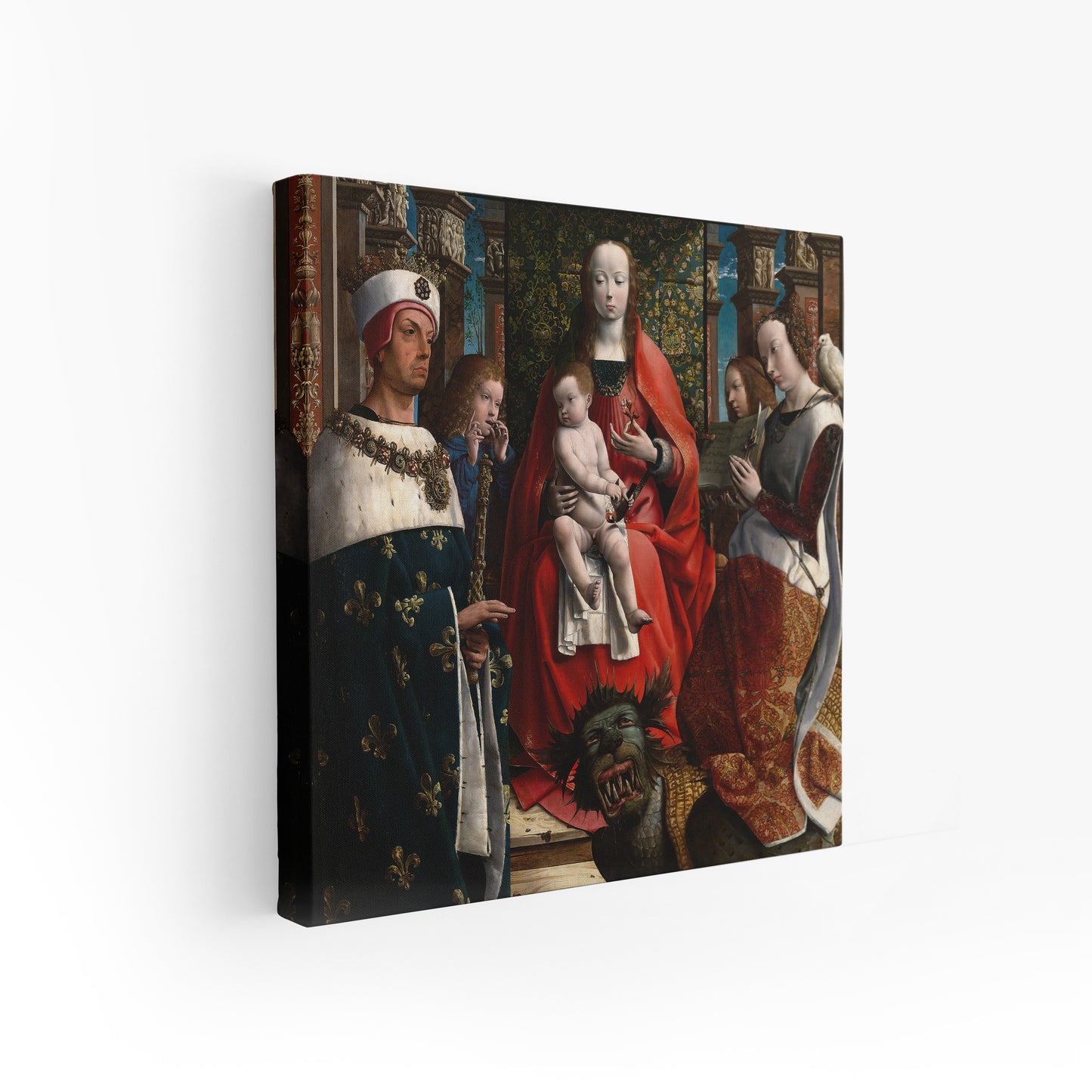 The Virgin and Child with Saints Louis and Margaret | Unknown | c. 1510