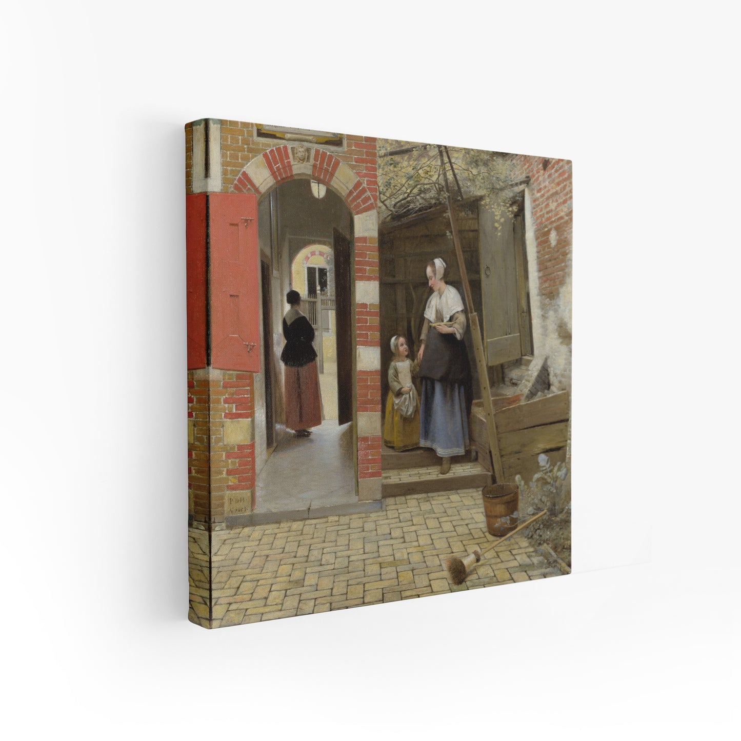 The Courtyard of a House in Delft | Pieter de Hooch | 1658