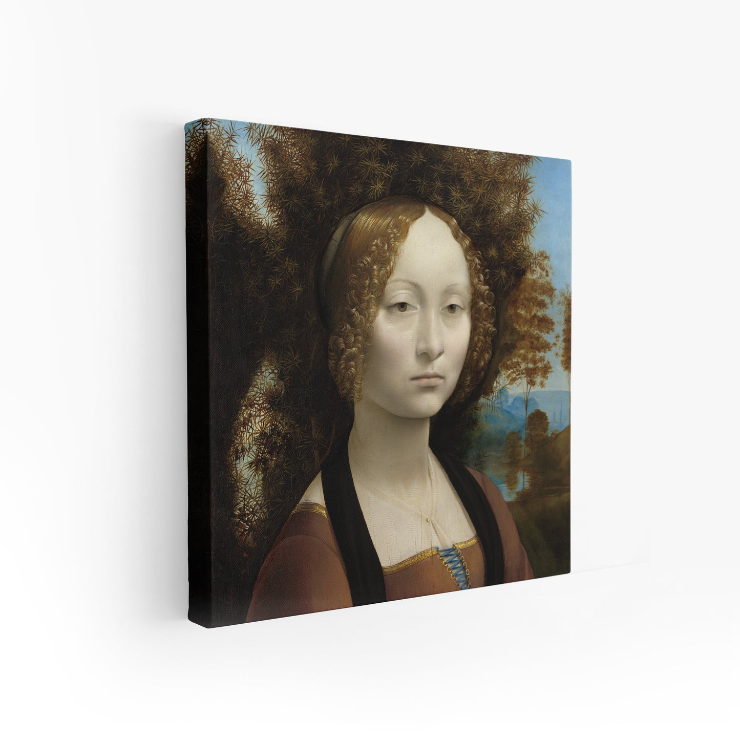 Portrait of Ginevra de' Benci | Leonardo da Vinci | c. 1474-78