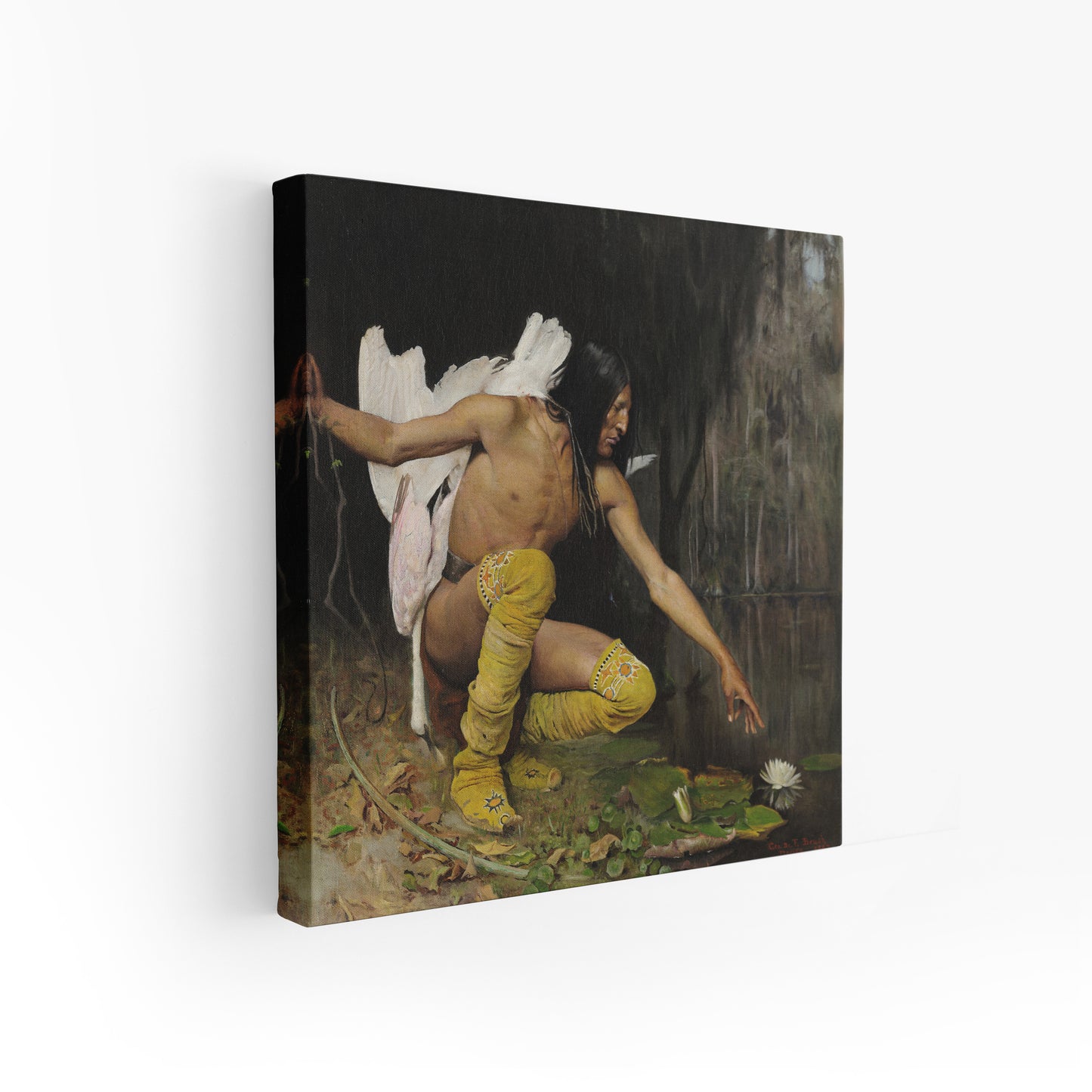 The Indian and the Lily | George de Forest Brush | 1887