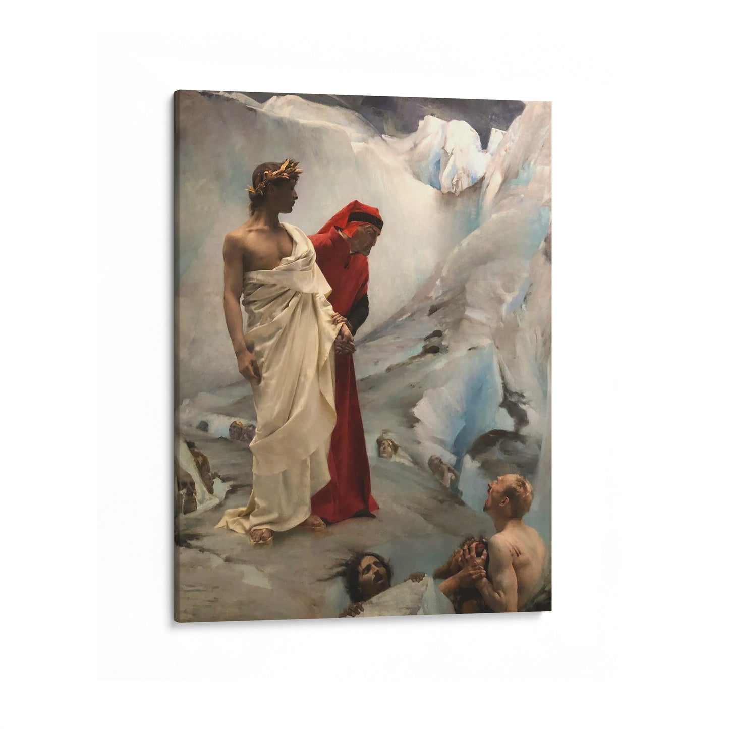 Dante and Virgil in Hell⁣⁣ | Gustave Courtois⁣⁣ | 1879
