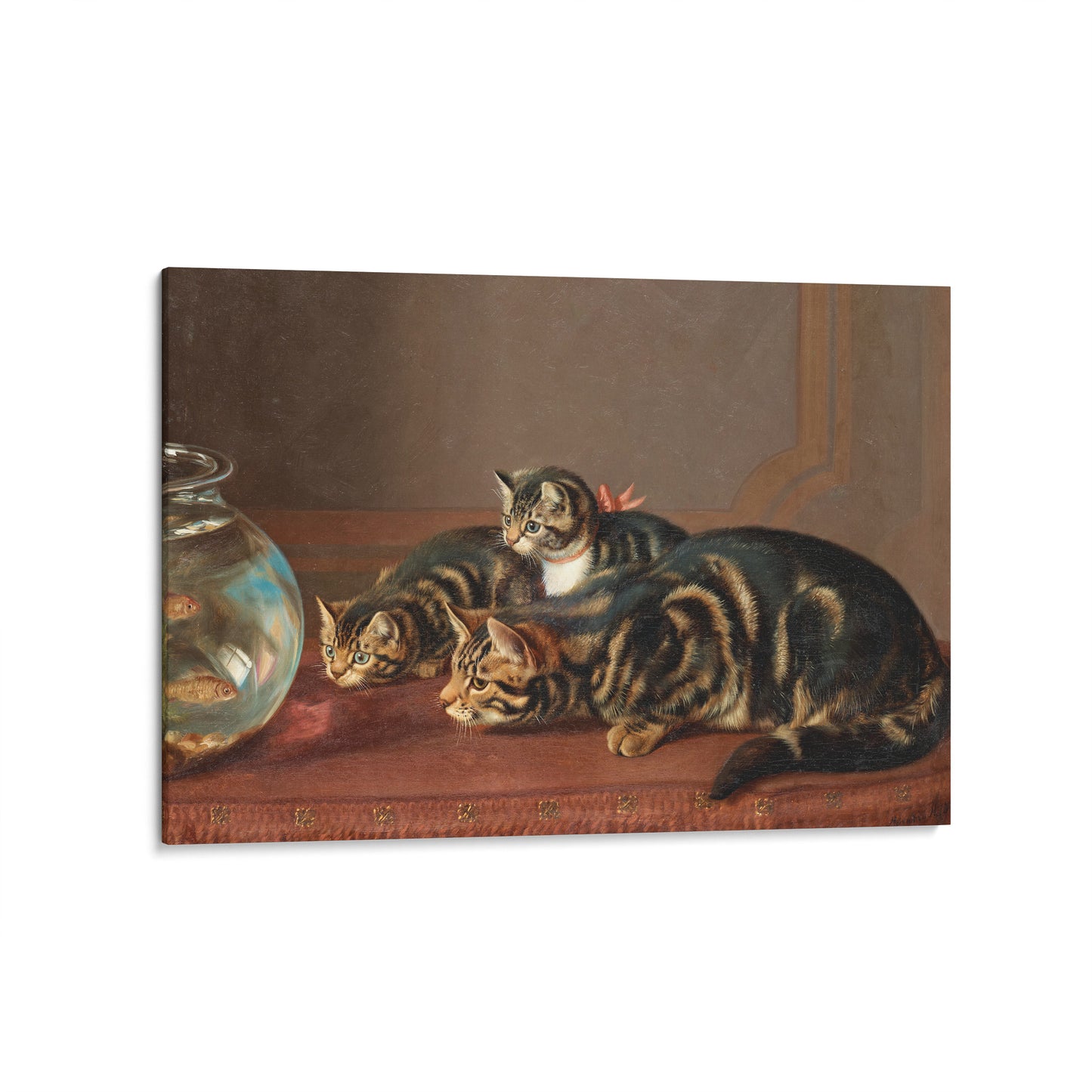 Cats by a Fishbowl | Horatio Henry Couldery | 19th Century