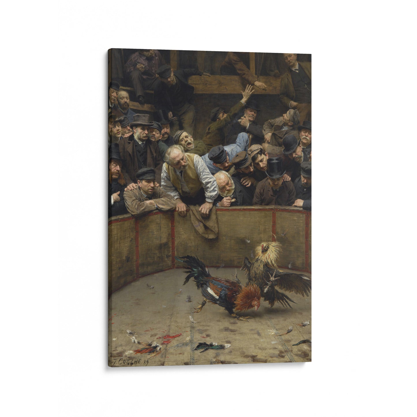Cockfight in Flanders | Rémy Cogghe | 1889