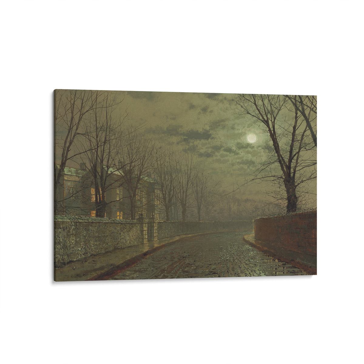 Silvery Moonlight | John Atkinson Grimshaw | 1882