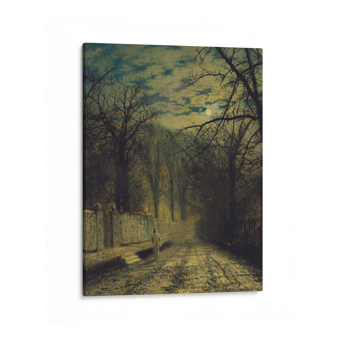 A Moonlit Street | John Atkinson Grimshaw | 1880