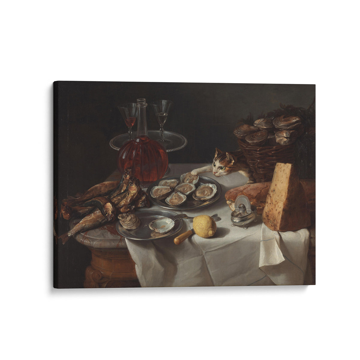 Still Life with Cat | Alexandre-François Desportes | c. 1705