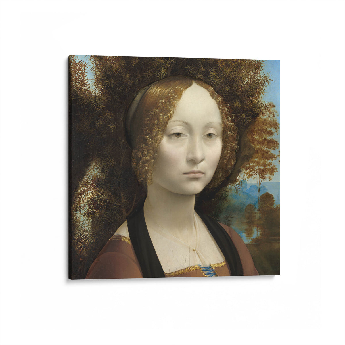 Portrait of Ginevra de' Benci | Leonardo da Vinci | c. 1474-78