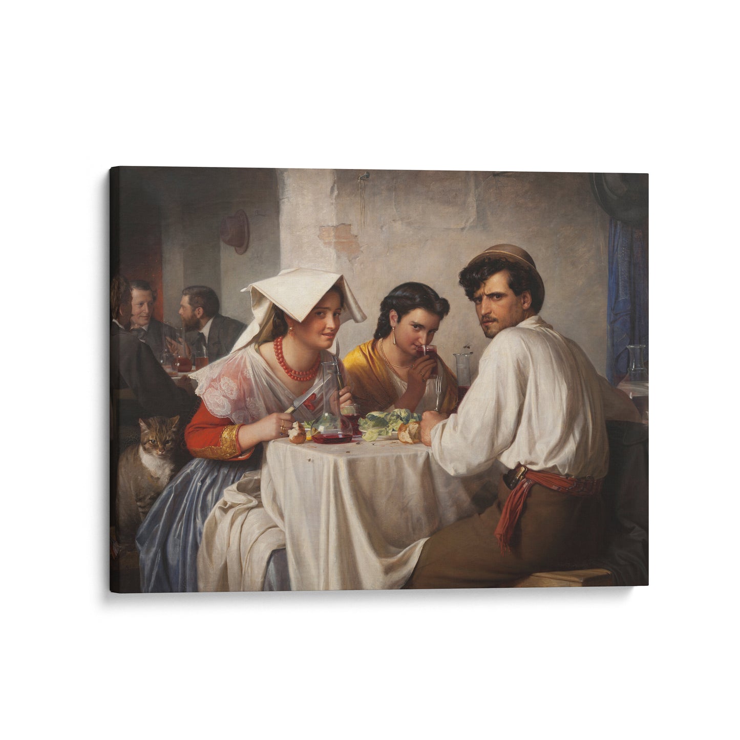 In a Roman Osteria | Carl Bloch | 1866