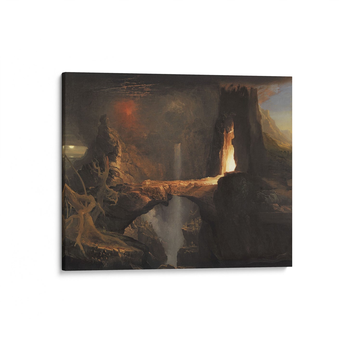 Expulsion: Moon and Firelight | Thomas Cole | c. 1828