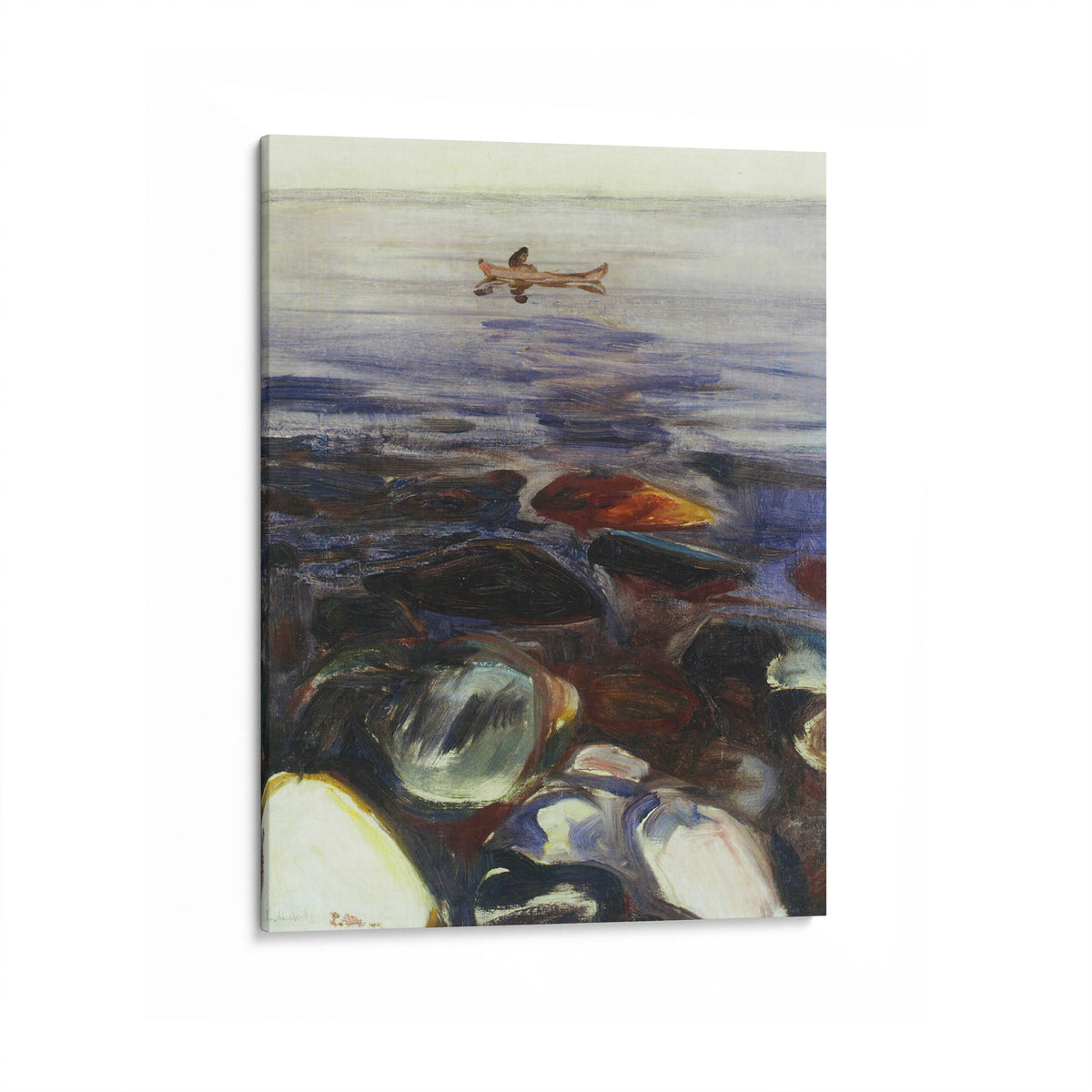 Rowing Boat on the Sea | Edvard Munch | 1900