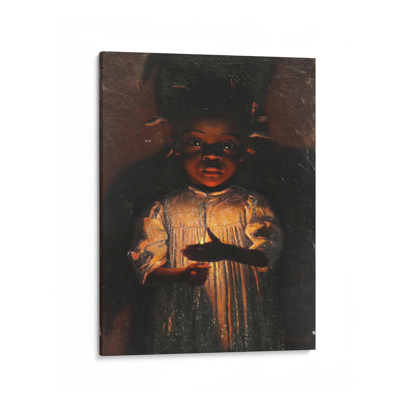 Girl with Candle | Elbridge Ayer Burbank | 1896