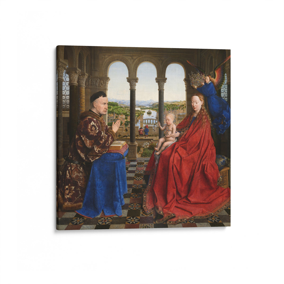 Madonna of Chancellor Rolin | Jan van Eyck | c. 1435