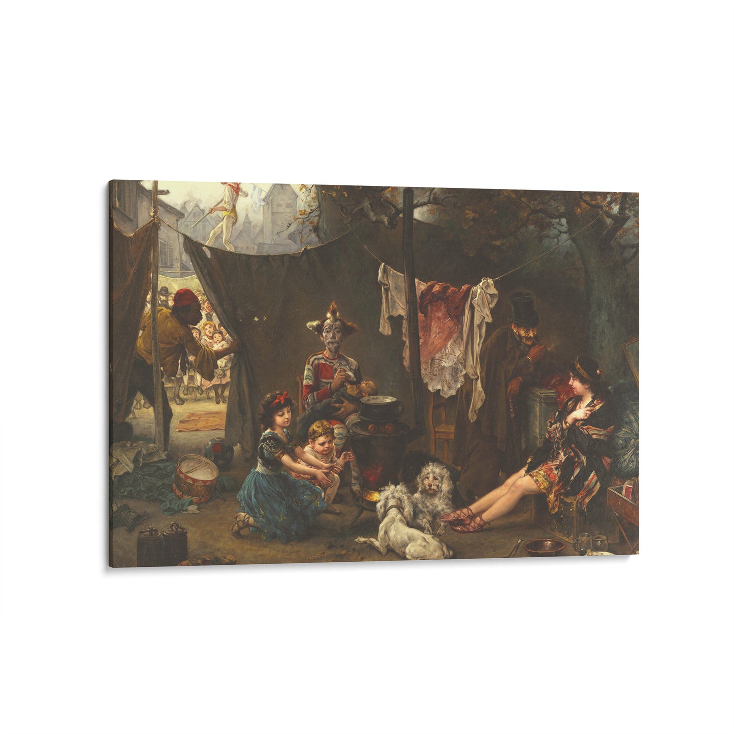 Behind the Scenes | Ludwig Knaus | 1880