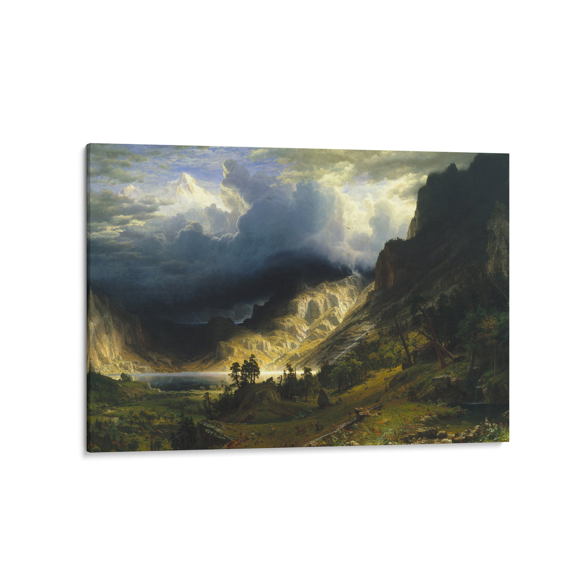 A Storm in the Rocky Mountains, Mt. Rosalie | Albert Bierstadt | 1866
