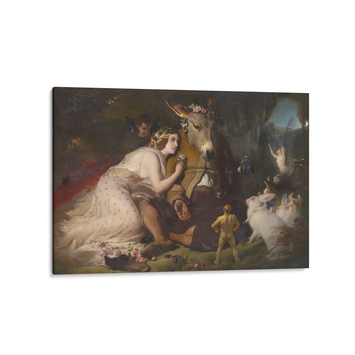 A Midsummer Night's Dream. Titania and Bottom | Sir Edwin Landseer | 1851