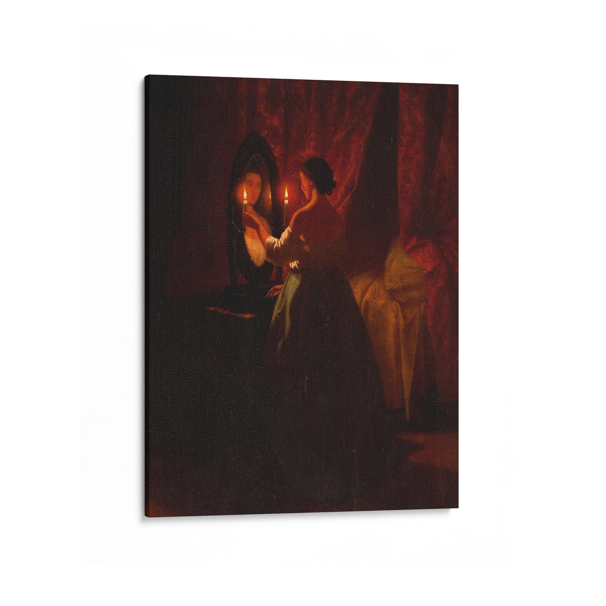 Woman at a Mirror | Johann Mongels Culverhouse | 19th Century