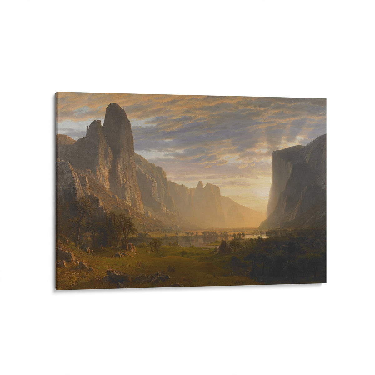 Looking Down Yosemite Valley, California | Albert Bierstadt | 1865