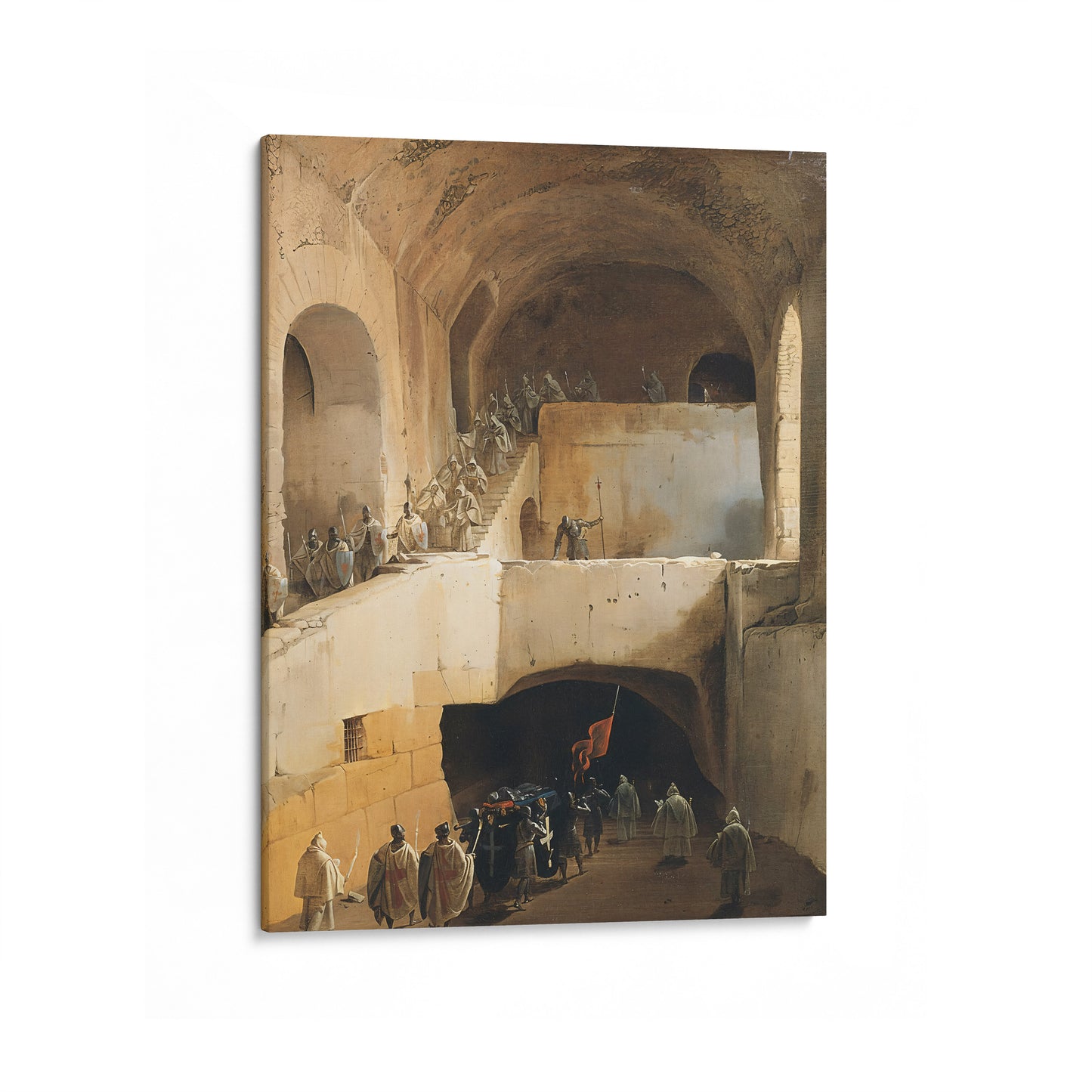 Funeral of a Crusader | Franz Ludwig Catel | 19th Century