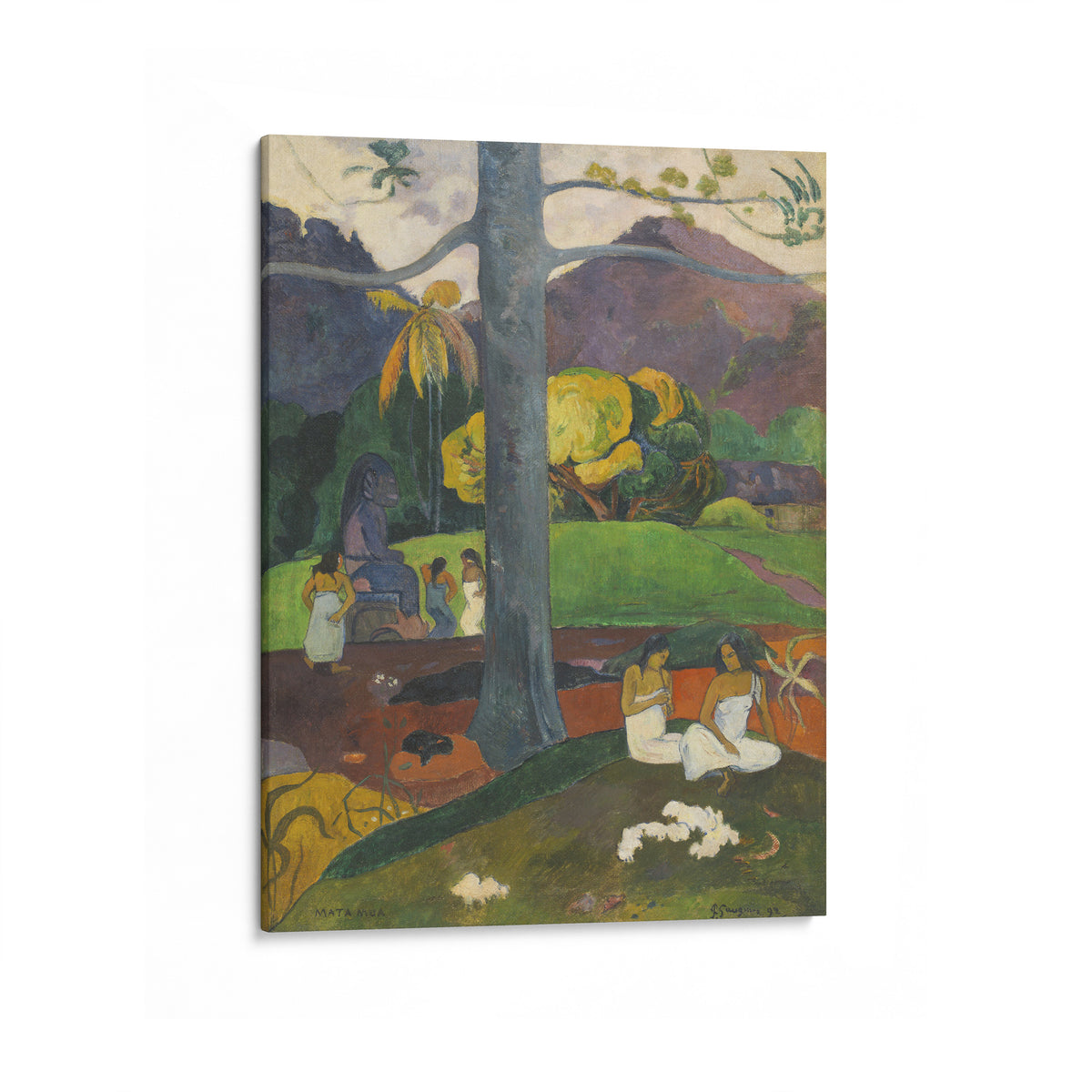 Mata Mua (In olden times) | Paul Gaugin | 1892
