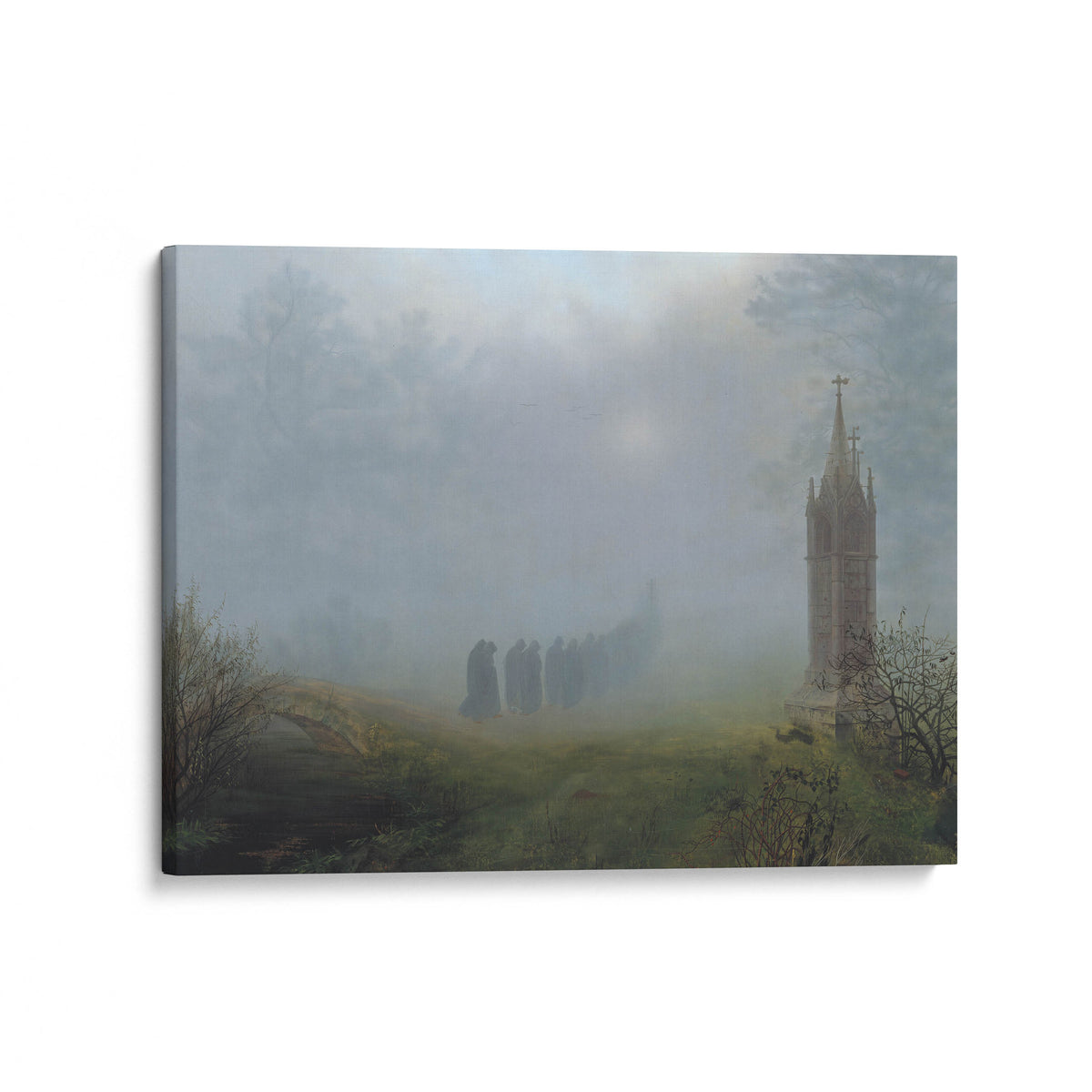 Procession in the Fog | Ernst Ferdinand Oehme | 1828