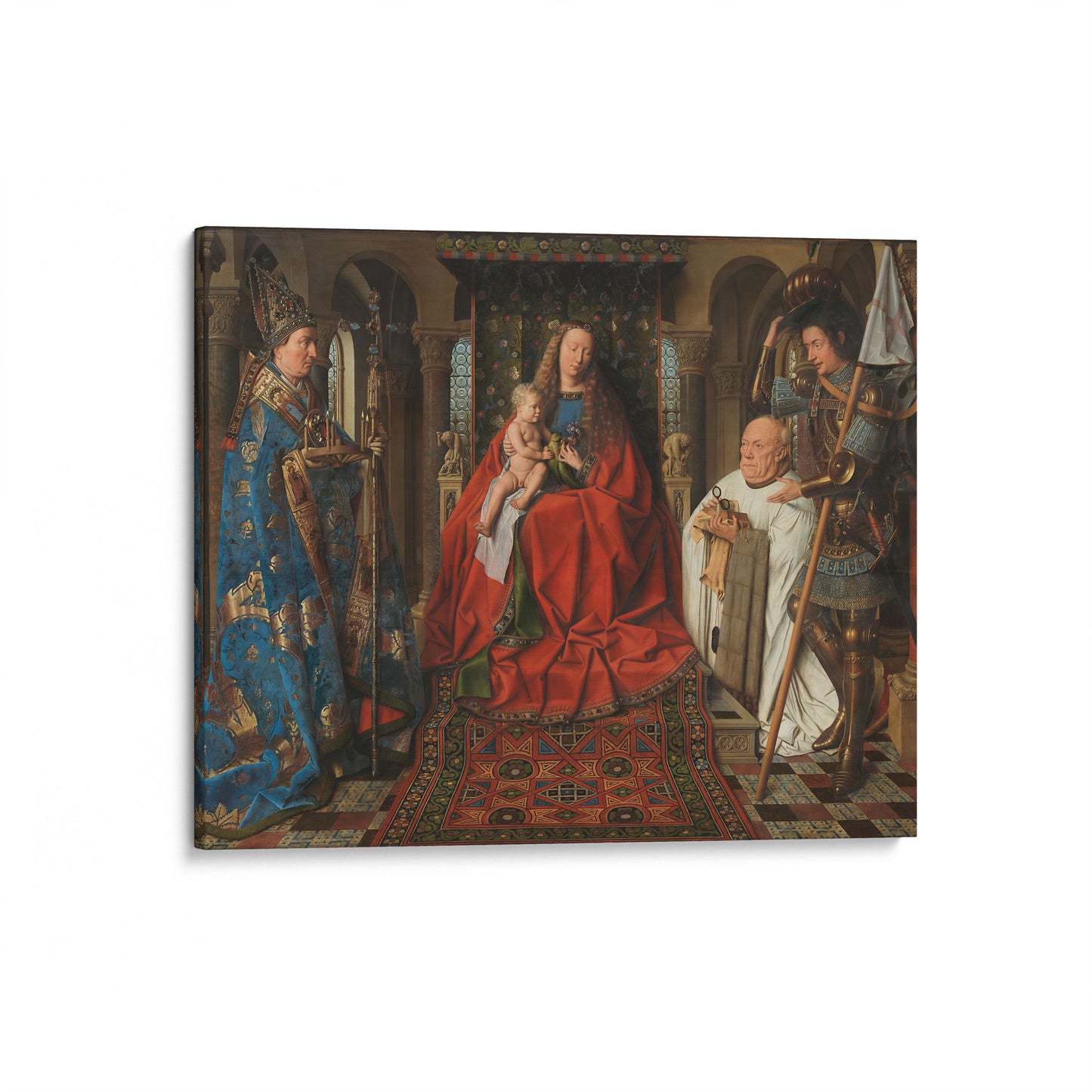 Virgin and Child with Canon van der Paele | Jan van Eyck | c. 1434-36