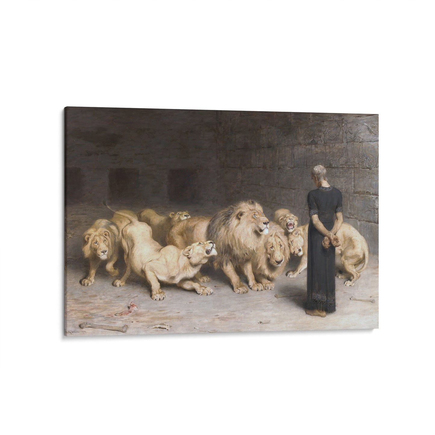 Daniel in the Lion's Den | Briton Rivière | 1872