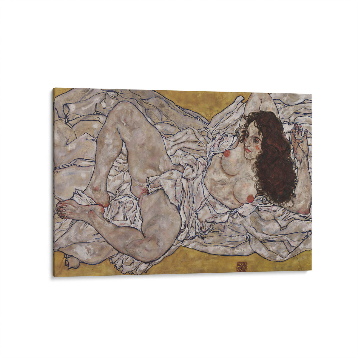 Reclining Woman | Egon Schiele | 1917