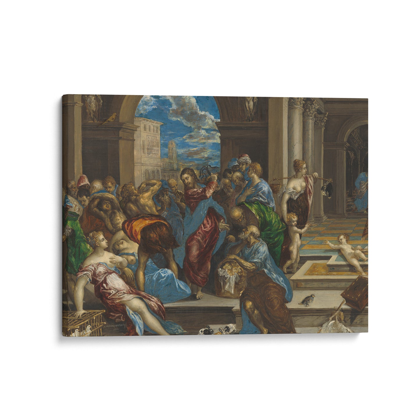 Christ Driving the Money Changers from the Temple (First Version) | El Greco | 1568