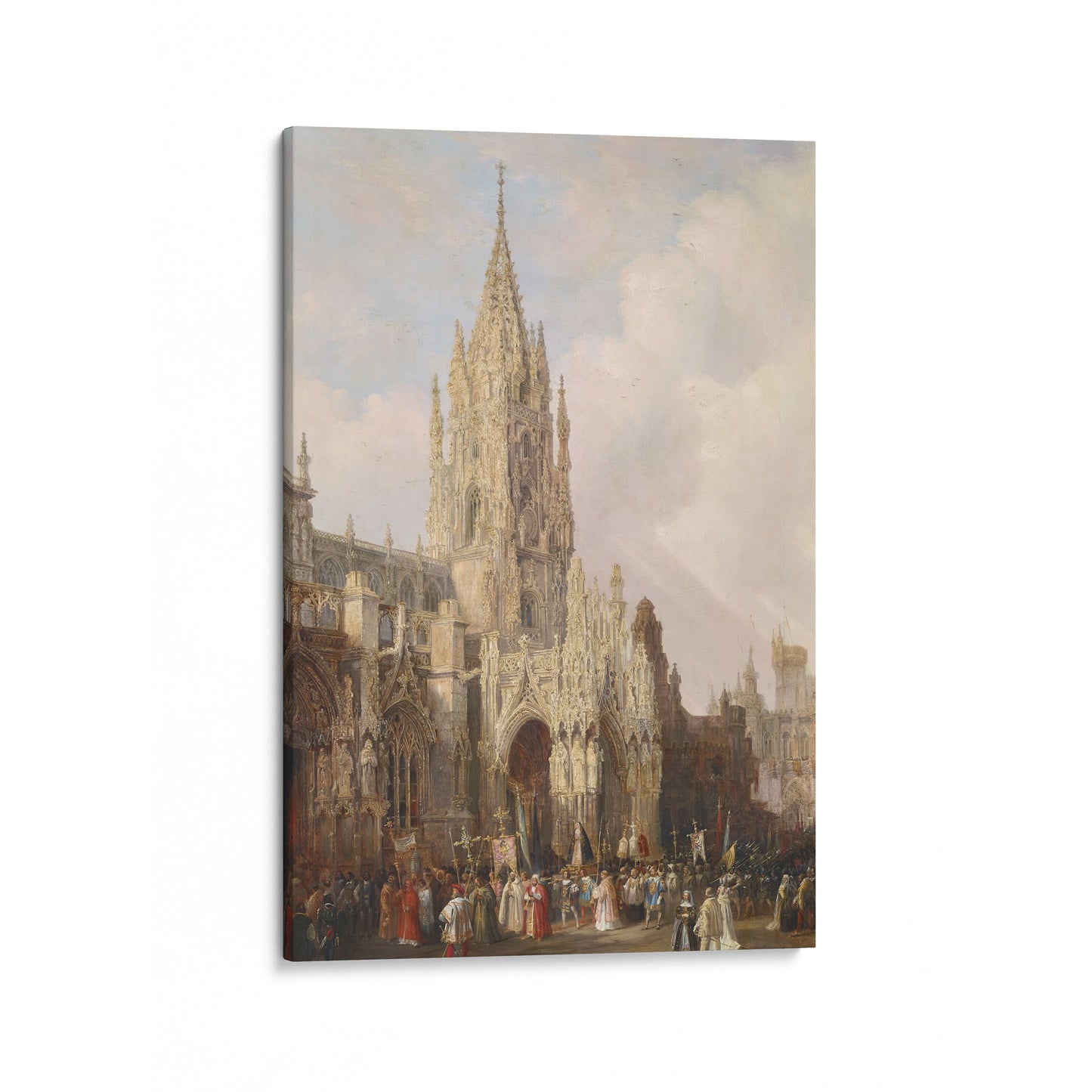 A Procession in the Cathedral of Oviedo | Genaro Pérez Villaamil | 1837