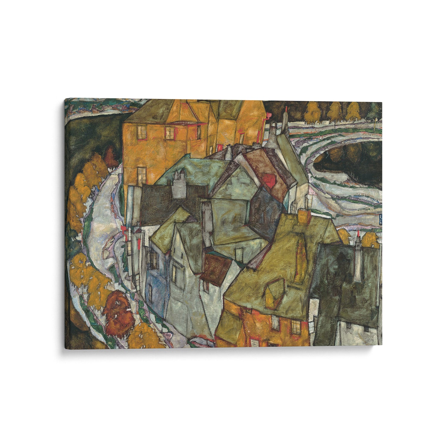 Crescent of Houses II | Egon Schiele | 1914