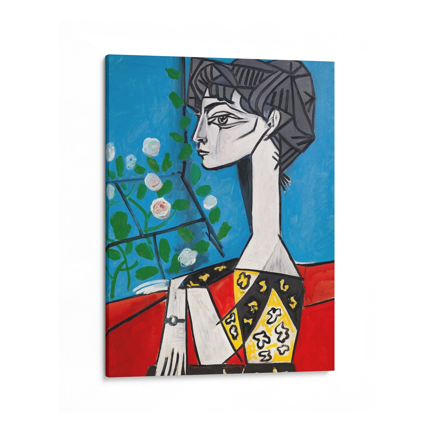 Jacqueline with Flowers | Pablo Picasso | 1954