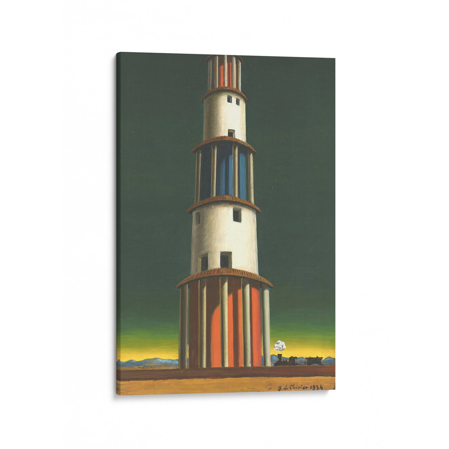 La Torre e Il Treno | Giorgio de Chirico | 1934