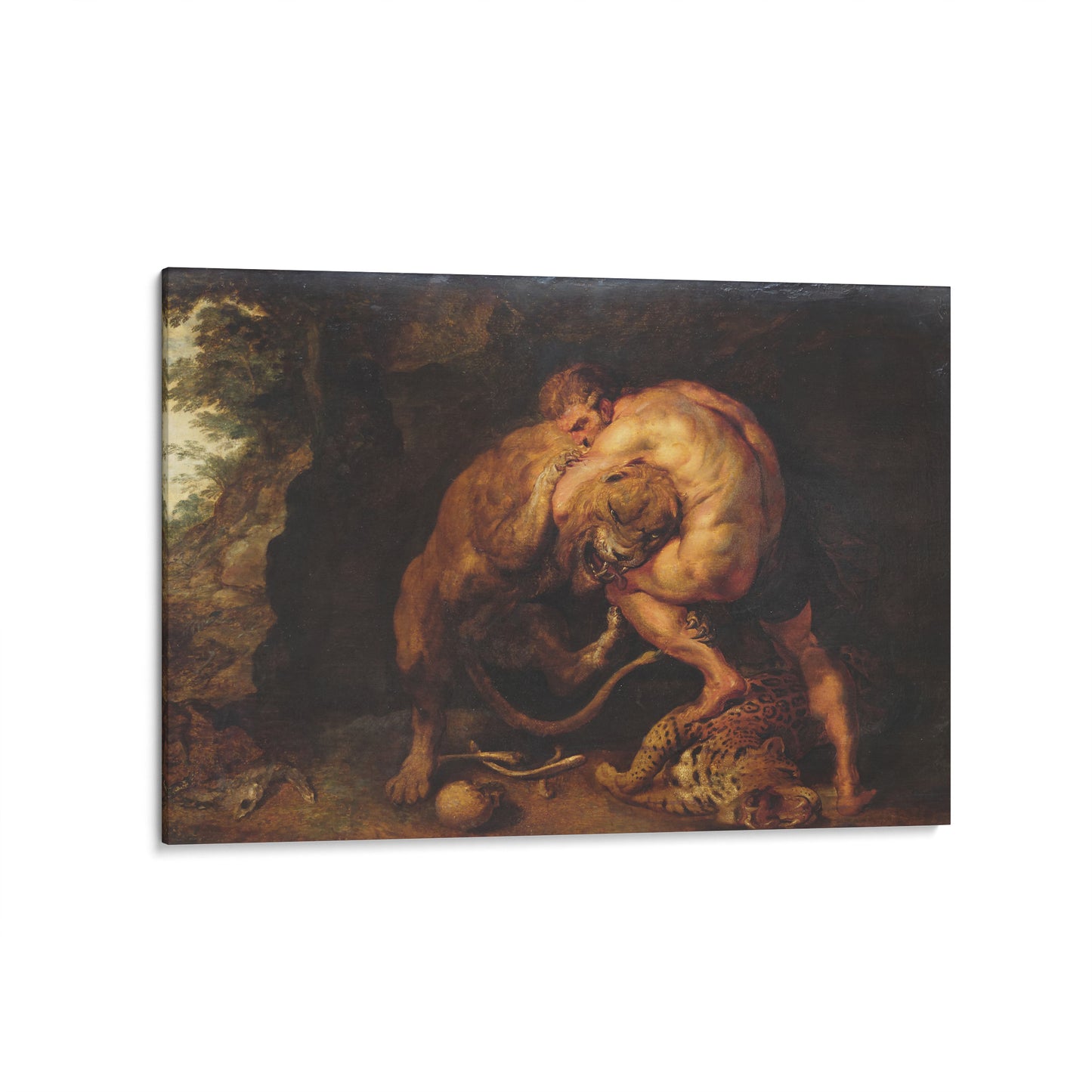 Hercules and the Lion of Nemea | Peter Paul Rubens | c. 1615-18