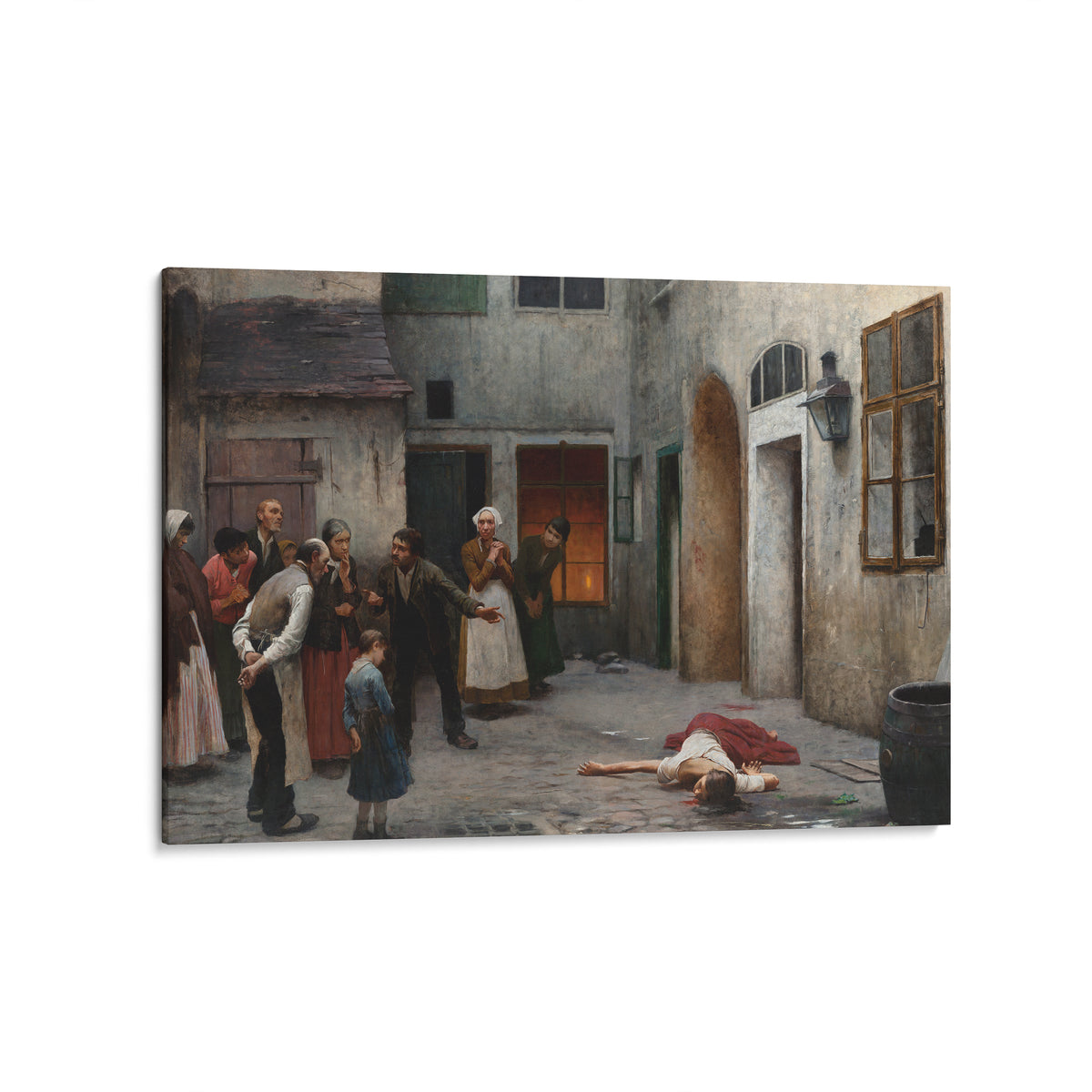 Murder in the House | Jakub Schikaneder | 1889