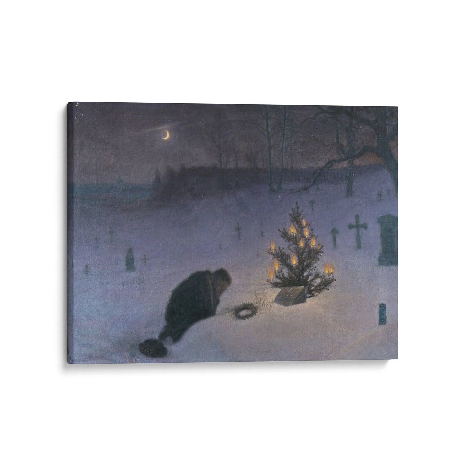Christmas Eve at the Grave | Otto Hesselbom | 1896