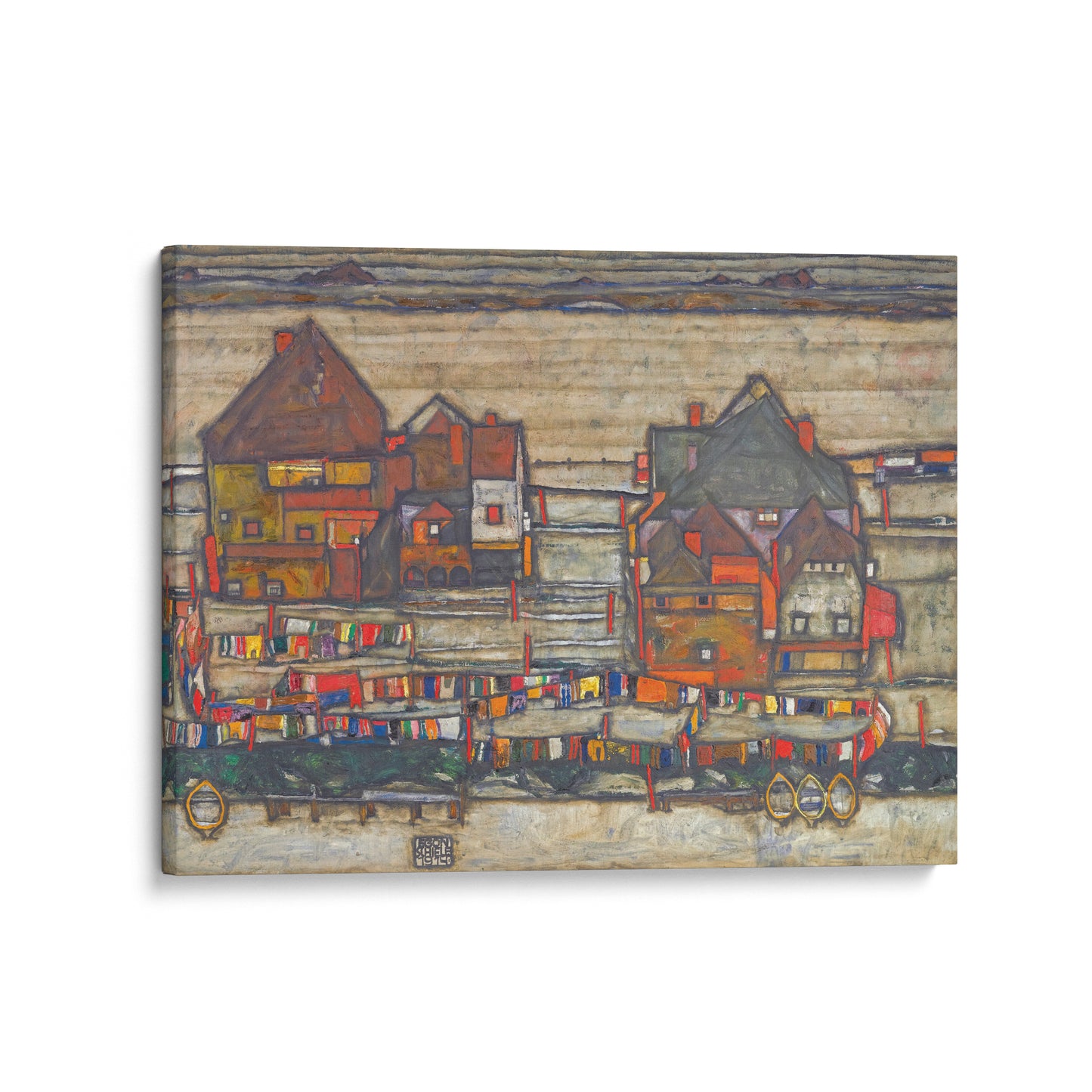 House With Lundry (Suburb II) | Egon Schiele | 1914