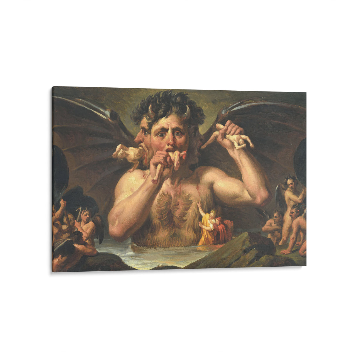 Lucifer in the Giudecca | Filippo Bigioli | 1860